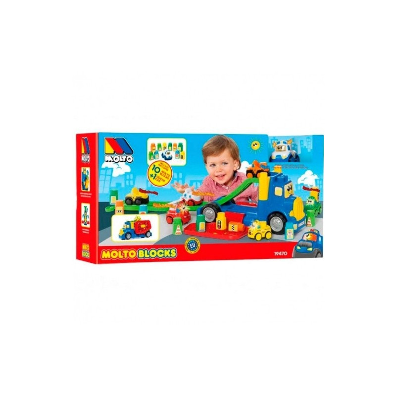 Camión Porta Coches Molto Blocks