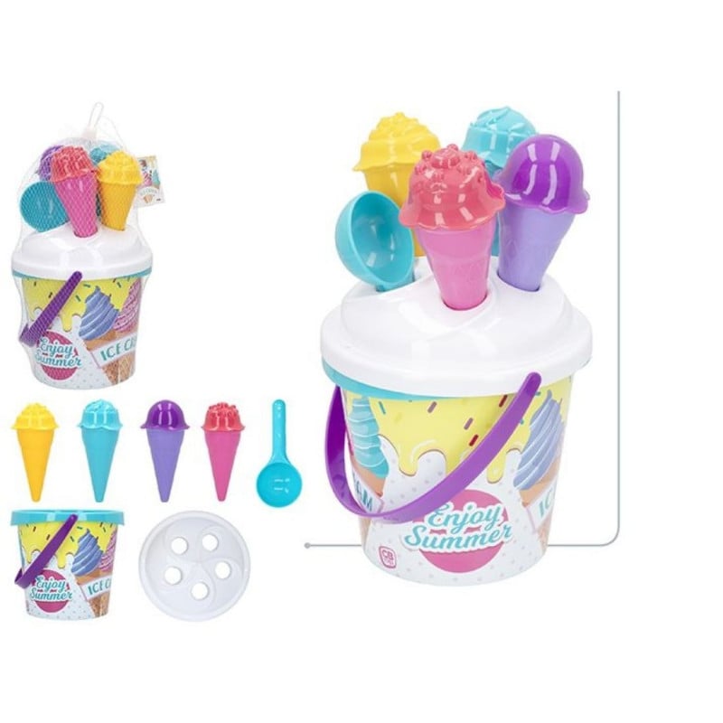 SET CUBO PLAYA 18CM ICE CREAM