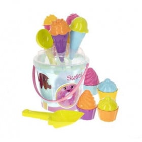 SET CUBO PLAYA 18CM SWEET TIME