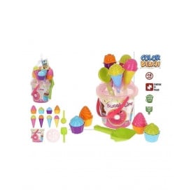 SET CUBO PLAYA 18CM SWEET TIME 2