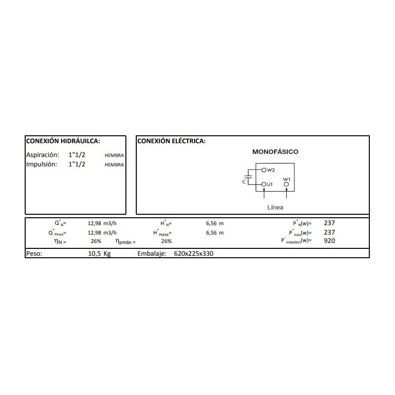 BOMBA LIBERTY 1 HP M