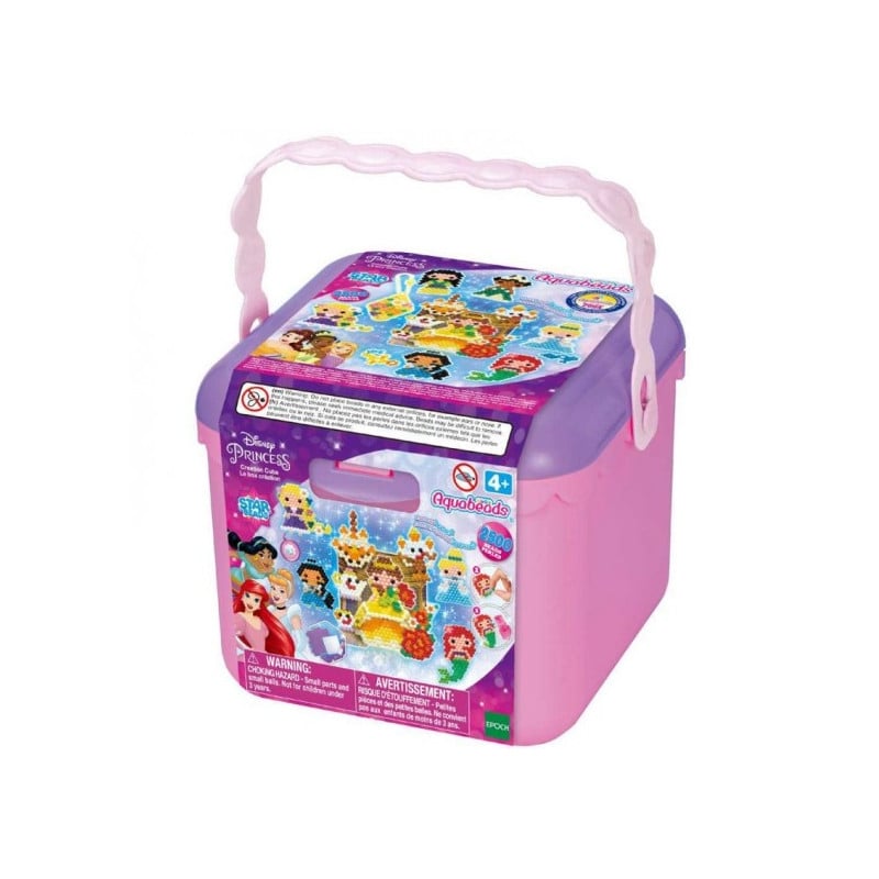 Cubo Creatividad Princesas Disney Aquabeads