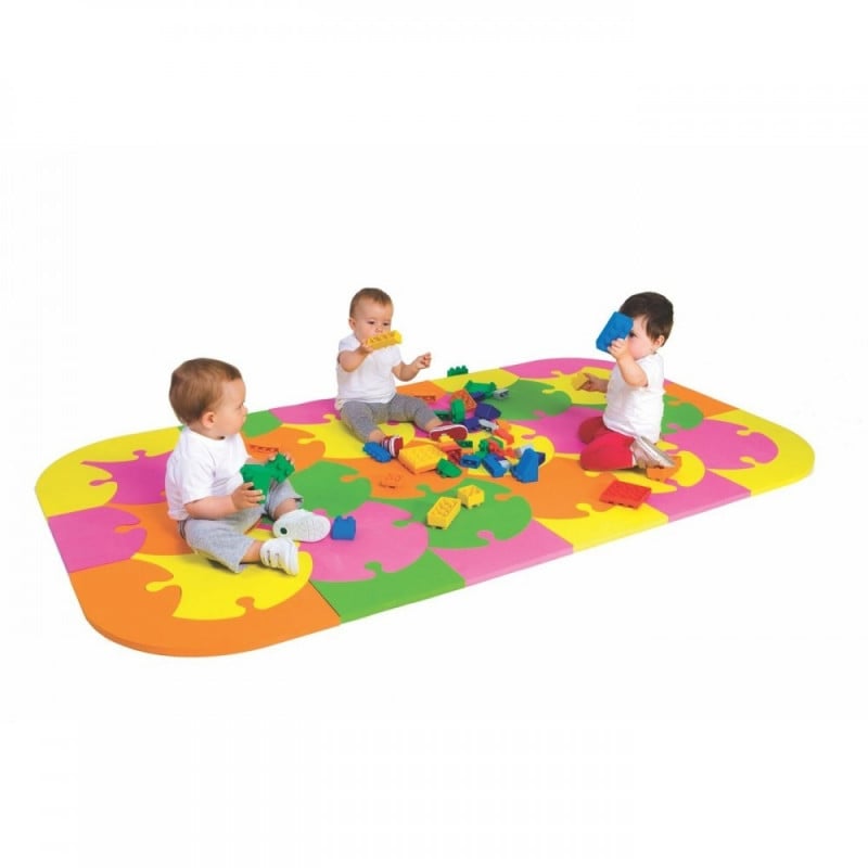 Suelo Eva Otoño Naranja Amarillo y Verde