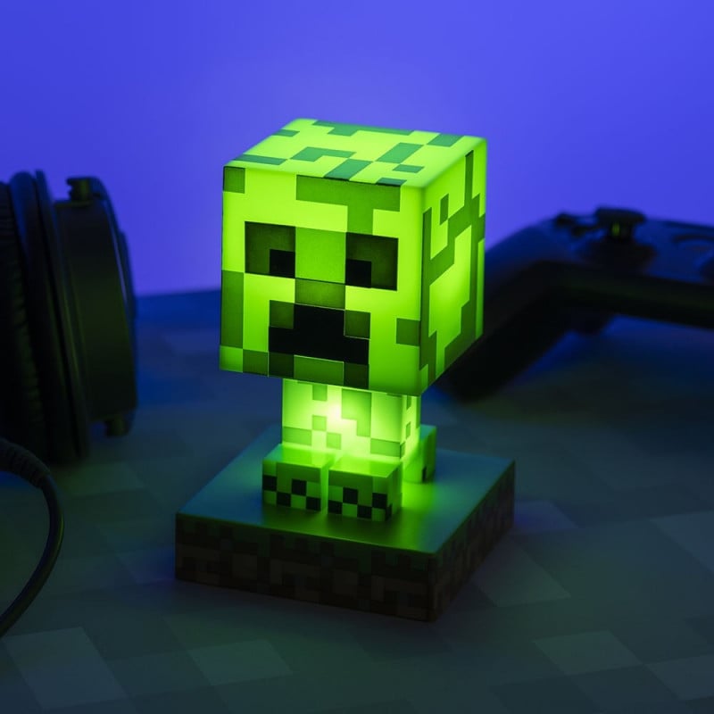 LAMPARA OCOM MINECRAFT CREEPER