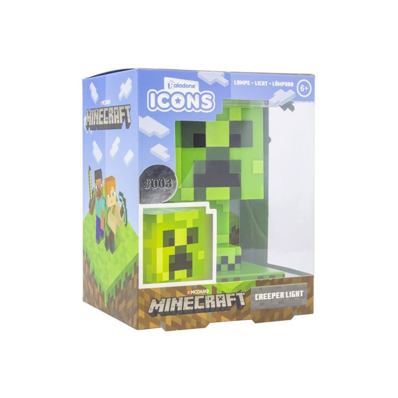 LAMPARA OCOM MINECRAFT CREEPER