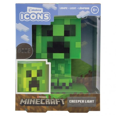 LAMPARA OCOM MINECRAFT CREEPER