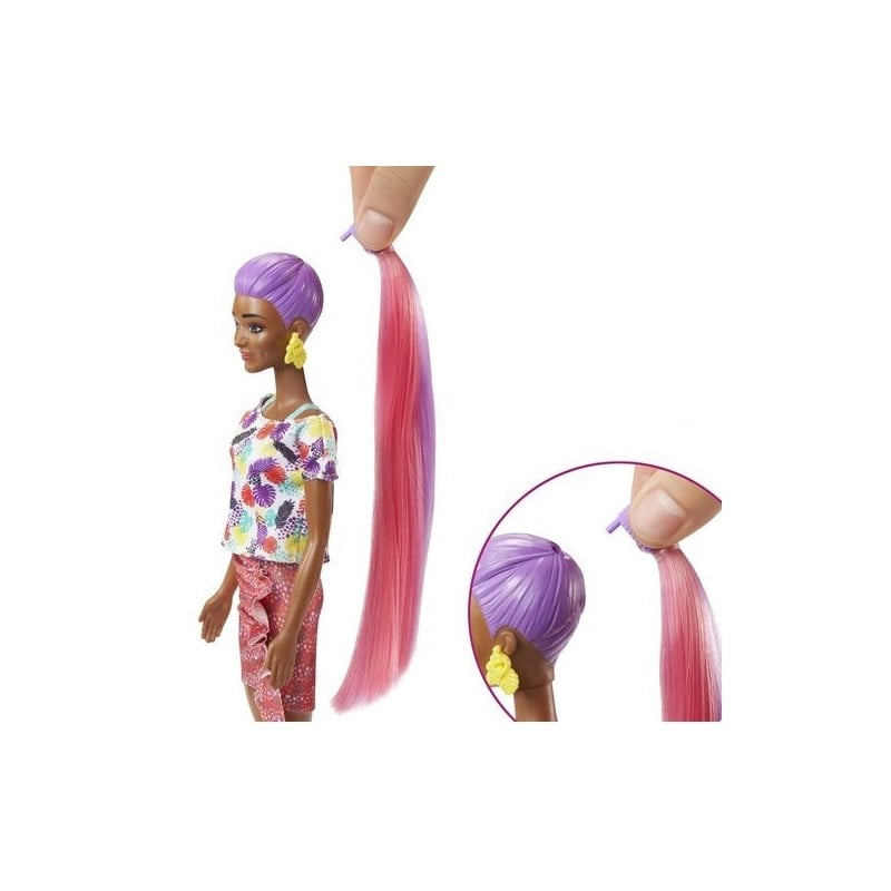 BARBIE COLOR REVEAL CON ESPUMA FRESA