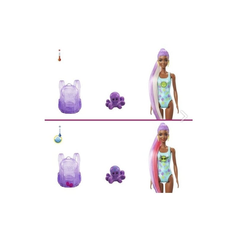 BARBIE COLOR REVEAL CON ESPUMA FRESA