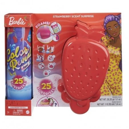 BARBIE COLOR REVEAL CON ESPUMA FRESA BARBIE COLOR REVEAL CON ESPUMA FRESA
