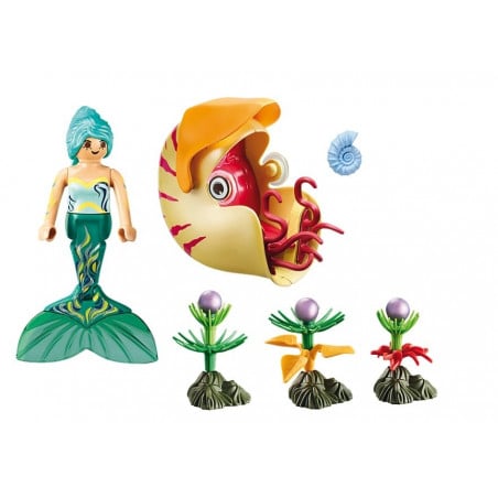 SIRENA CON CARACOL DE MAR