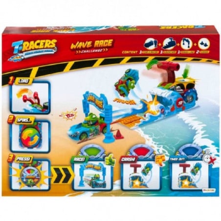T-RACERS S PLAYSET 1X2 WAVE RACE