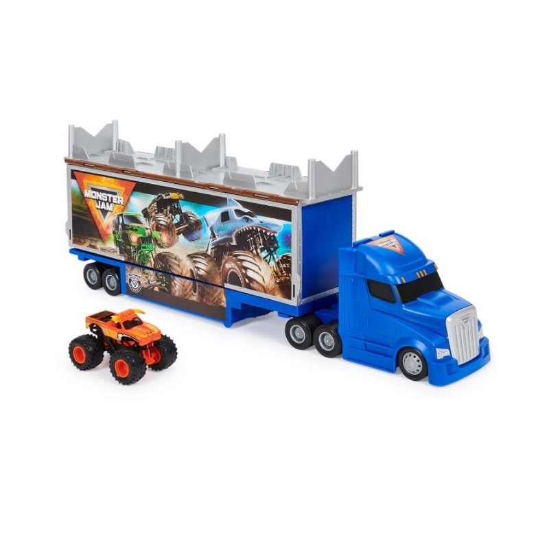 MONSTER JAM TRAILER TRANSFORM