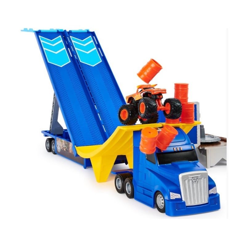 MONSTER JAM TRAILER TRANSFORM