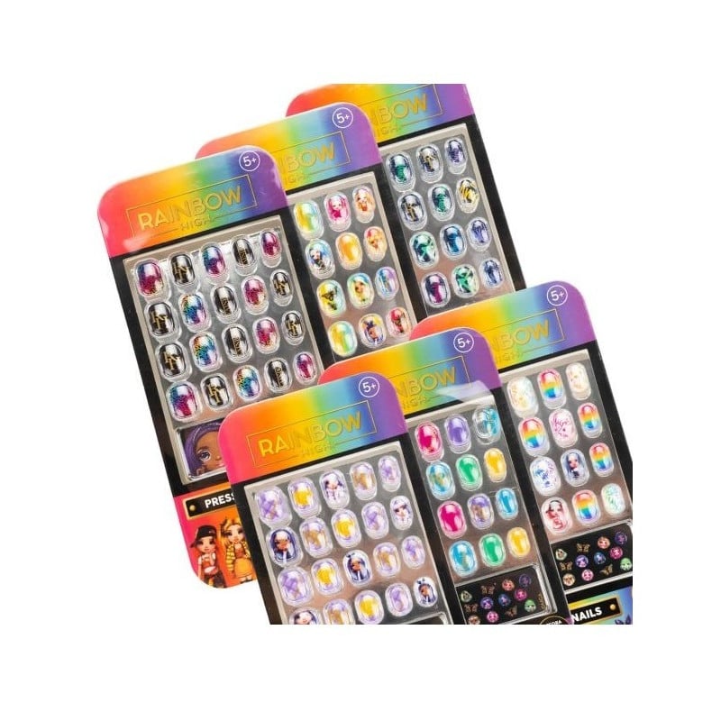 SET DE UÑAS RAINBOW HIGH