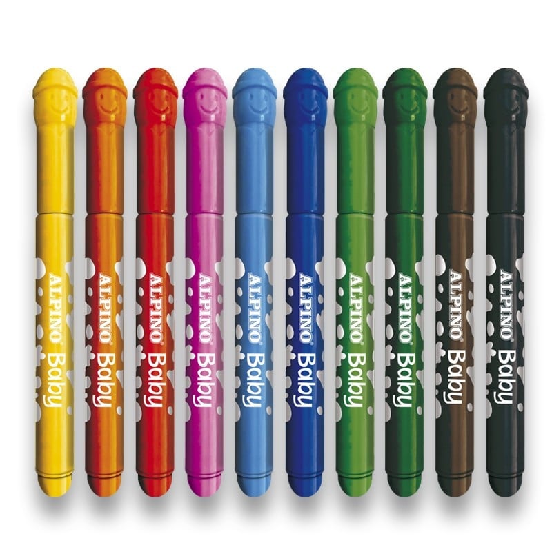 10 Rotuladores Alpino Baby