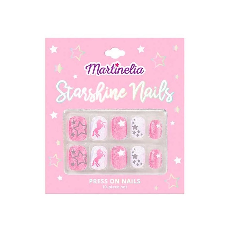 MARTINELIA UNICORN PRESS ON NAILS 10 PCS