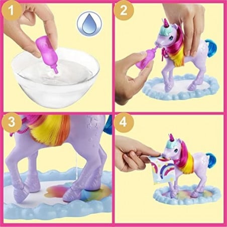 BARBIE DREAMTOPIA. MUÑECA CON UNICORNIO