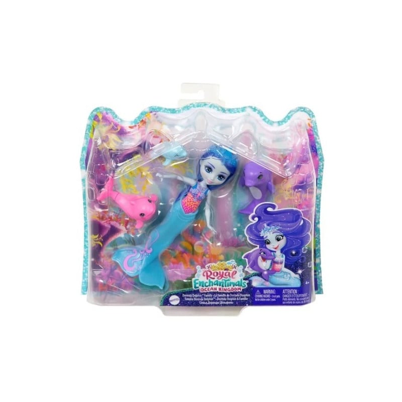 ENCHANTIMALS POP DOLPHIN FAMILY