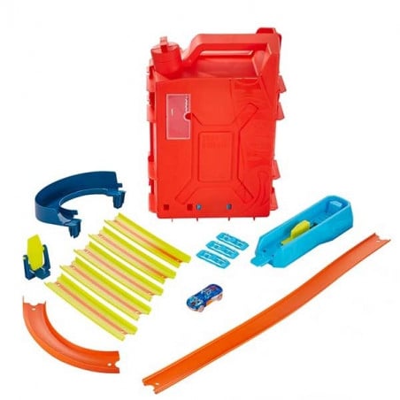 HOT WHEELS TRACK BUILDER LATA DE GASOLIN
