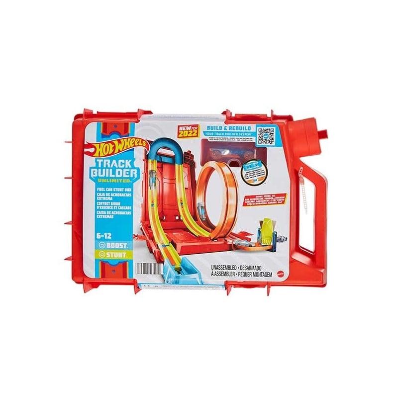 HOT WHEELS TRACK BUILDER LATA DE GASOLIN