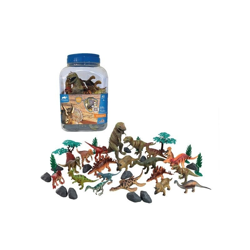 SET DE 40 PIEZAS DINOSAURIOS