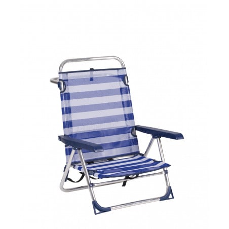 SILLA PLAYA FIBRELINE BOLSILLO+ HOMBRERA