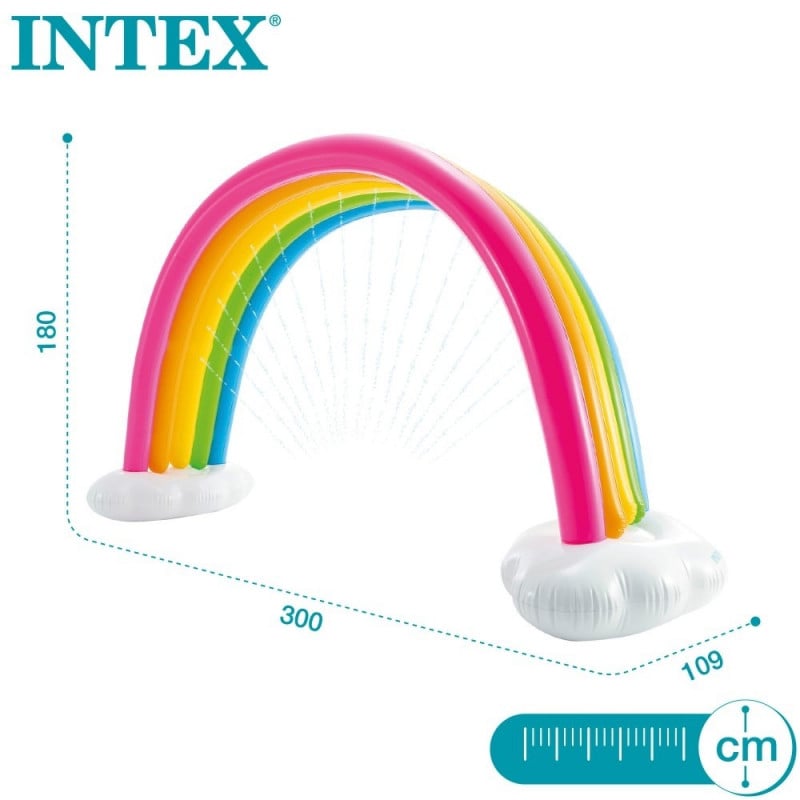 ARCOIRIS HINCHABLE CON ASPERSOR