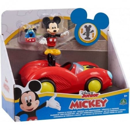 MICKEY  FIGURA Y VEHICULO