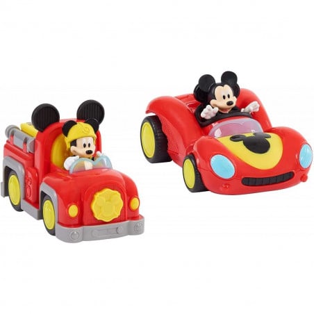 MICKEY  FIGURA Y VEHICULO