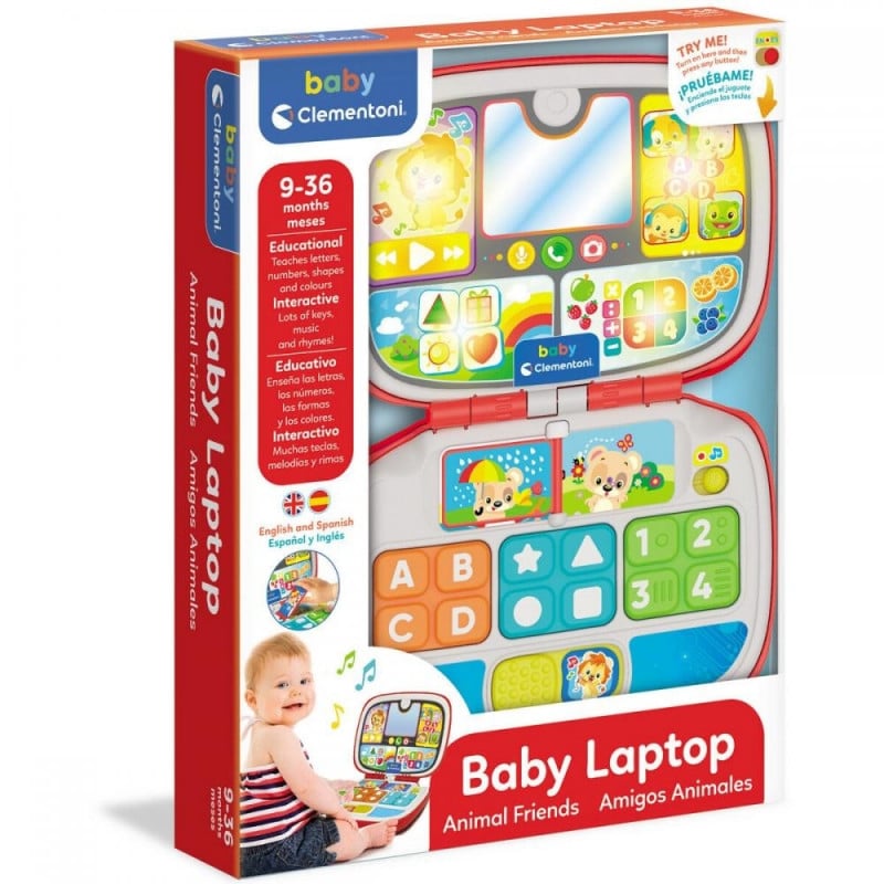 Baby Laptop Amigos Animales