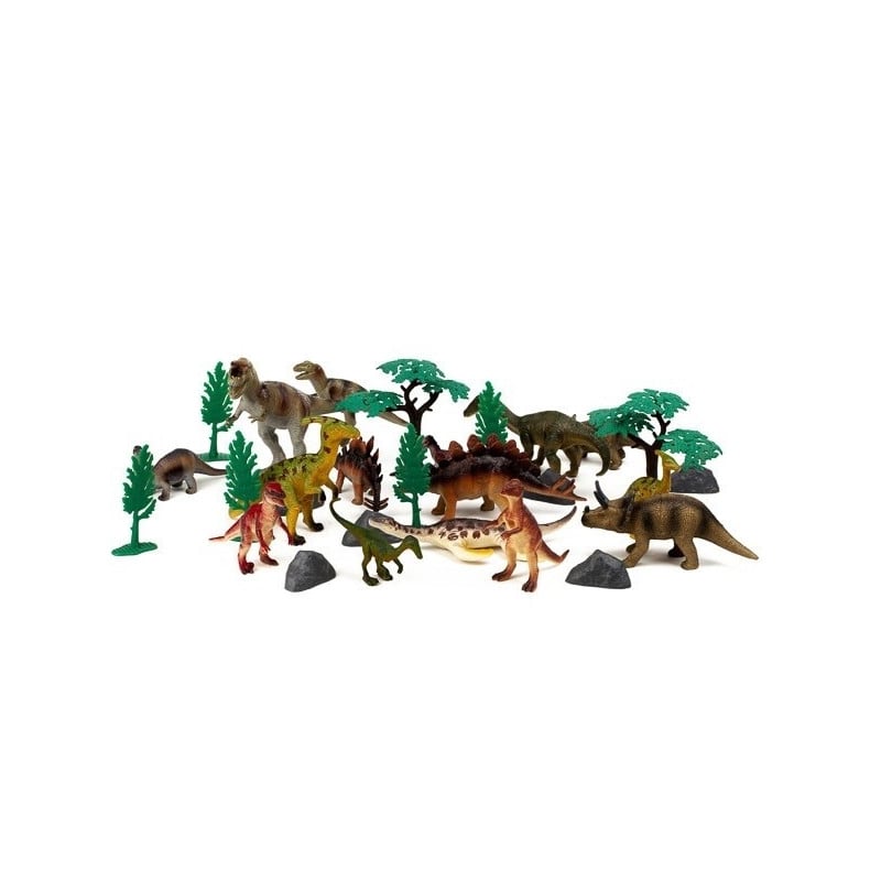 SET DE 30 PIEZAS DINOSAURIOS