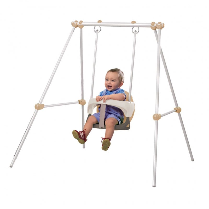 COLUMPIO METAL BABY SWING BEIGE