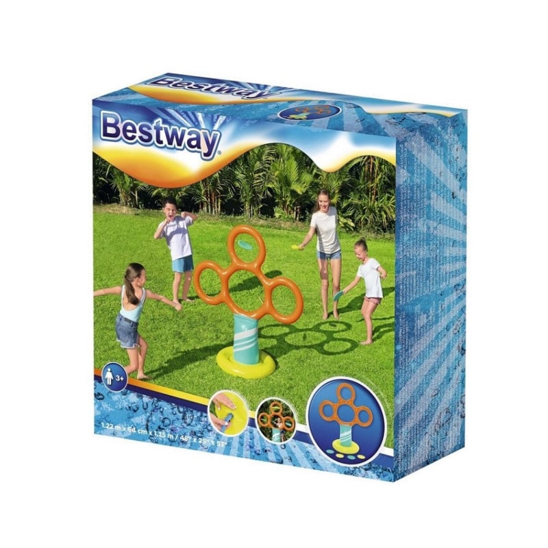 JUEGO PASA LOS DISCOS HINCHABLE 122X64X1