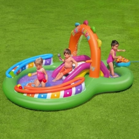 PISCINA INFLABLE DE JUEGOS SING SPLASH