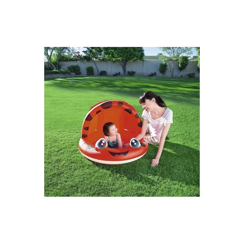PISCINA INFLABLE CON TECHO 97X66CM