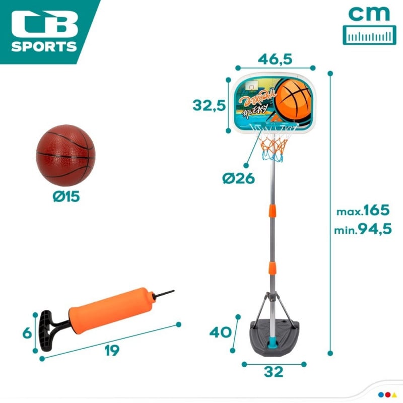 Intex 58504 – Canasta De Baloncesto Hinchable Con Mini Pelota Incluida Para Jugar En Casa O Piscina