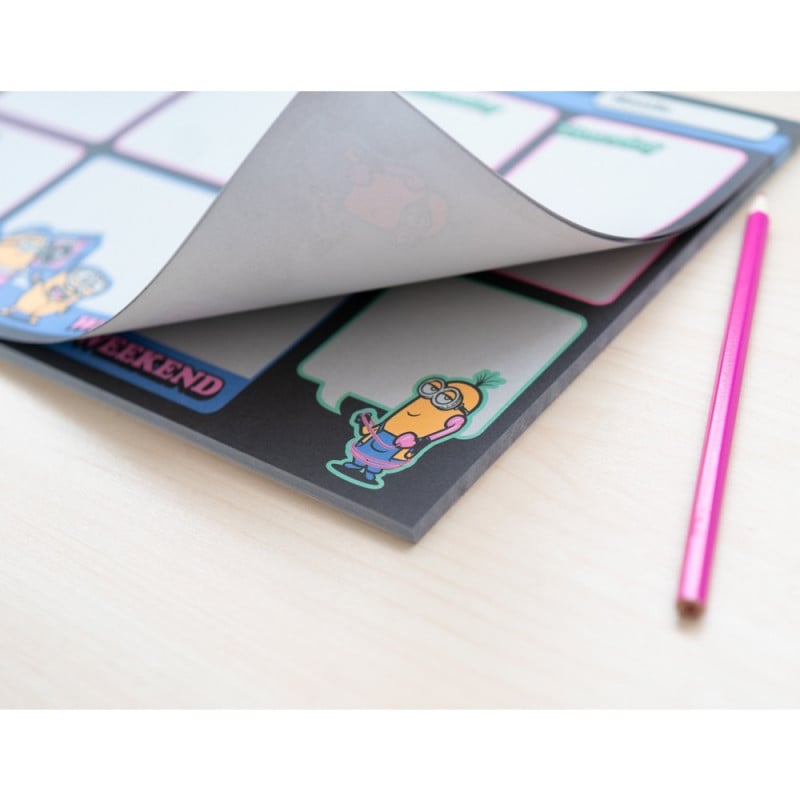 Bloc Planificador Semanal A4 Minions