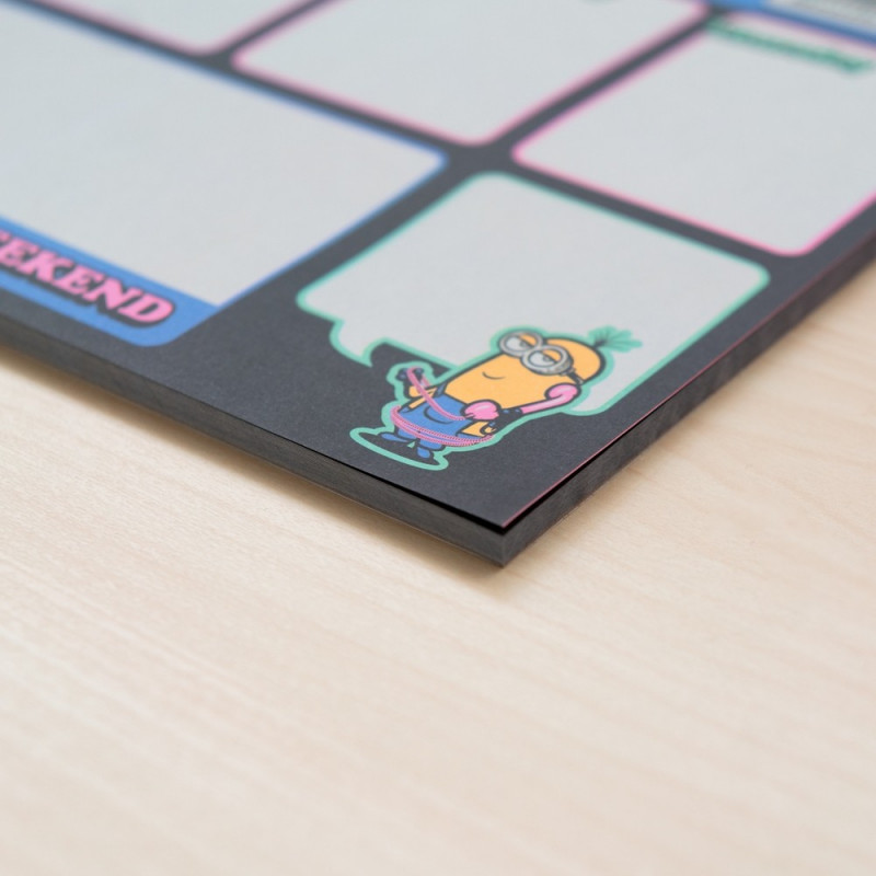 Bloc Planificador Semanal A4 Minions