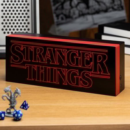 LAMPARA STRANGER THINGS LOGO RECTANGULO