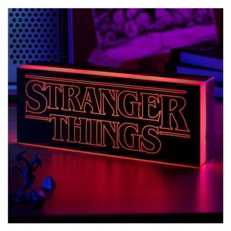 LAMPARA STRANGER THINGS LOGO RECTANGULO