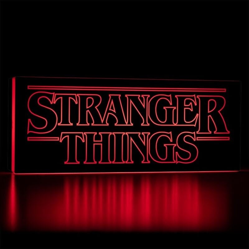 LAMPARA STRANGER THINGS LOGO RECTANGULO