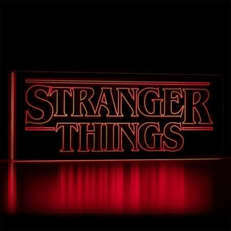 LAMPARA STRANGER THINGS LOGO RECTANGULO