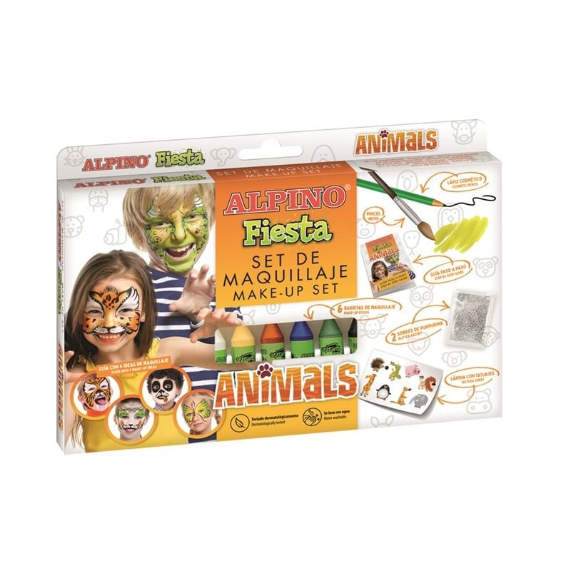 SET ANIMALS 6.5GR MAQUILLAJE FIESTA