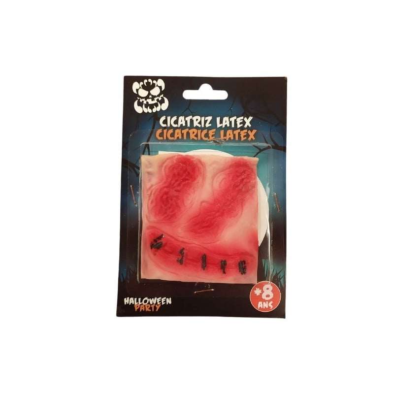 Cicatriz Halloween Látex 3D Surtido De Juinsa
