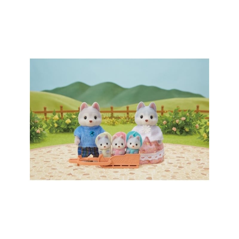 Sylvanian Families Familia Husky