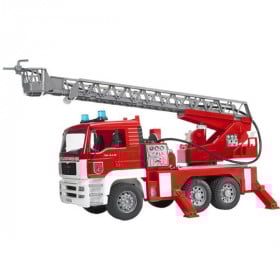 CAMION DE BOMBEROS MAN, CON GRAN ESCALER