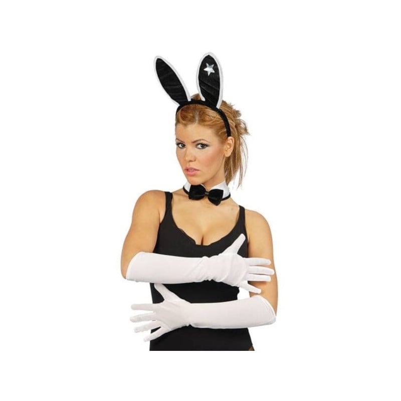 PAR GUANTES BLANCOS 42 CM