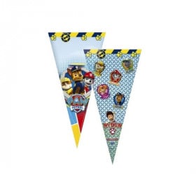 S/6 BOLSA CONO PLASTICO PATRULLA