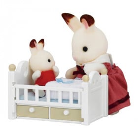 SET DE CUNA CREME CONEJO CHOCOLATE