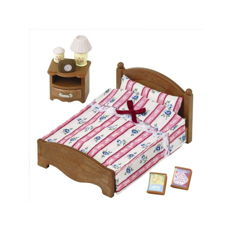 Sylvanian Family Set Cama Doble